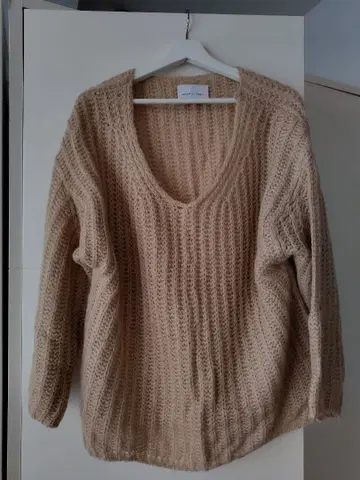 Adam et Rope 모헤어 로우게이지 니트