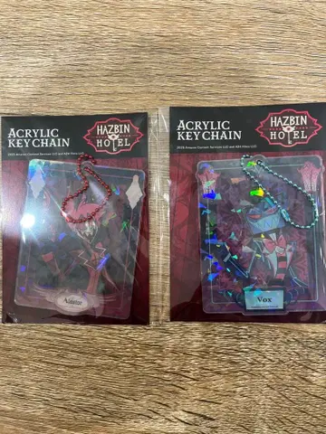 새상품 하즈빈 호텔 아크릴 키링 복스 알래스터