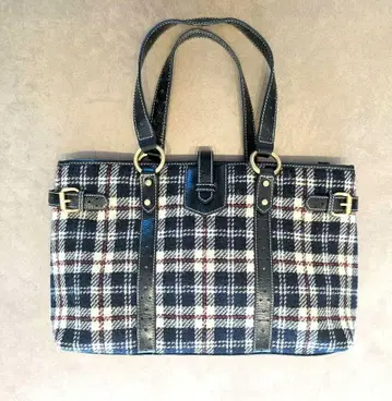 NEWYORKER 체크 무늬 토트백