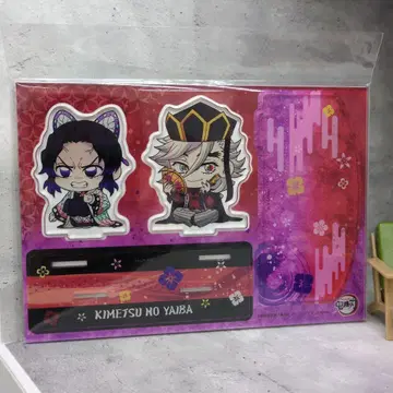 귀멸의 칼날 무한성편 아크릴 디오라마 (코쵸우 시노부 & 도우마)