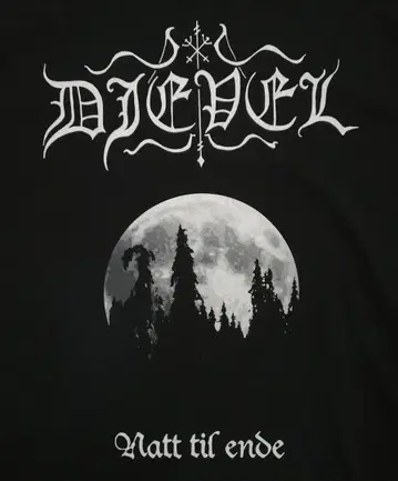 T-Shirt Djevel - Natt til ende