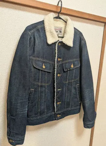 [ 새상품급 ] Lee STORM RIDER 보아 자켓 네이비 데님 자켓