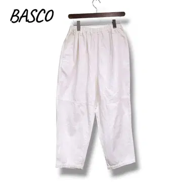 BASCO 바스코 마오 팬츠 화이트 데님 면 100%