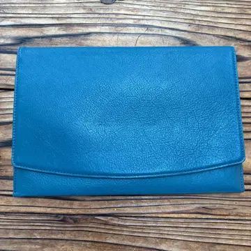 비즈니스 레더 팩토리 플랩 클러치백