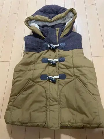 여성용 다운 베스트 X'tyle 다운 후드 부착 퍼 베스트