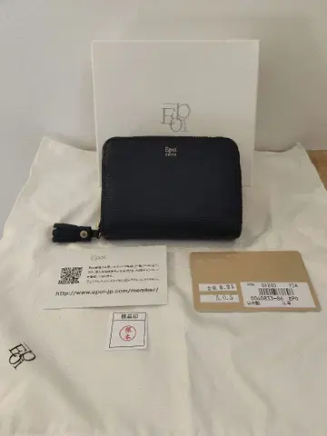 에포이 EPOI 미니 지갑 컴팩트 지갑 카드 케이스 소가죽 캐시리스