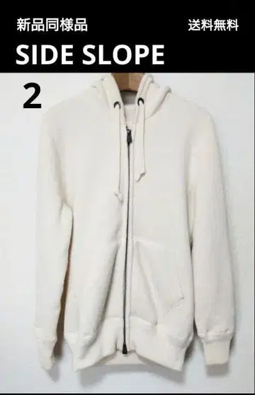 론 헤르만 취급 새상품급 SIDE SLOPE 캐시미어 집업 후드티 2