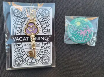 미야노 마모루 VACATIONING! 회장 한정판 참&캔뱃지