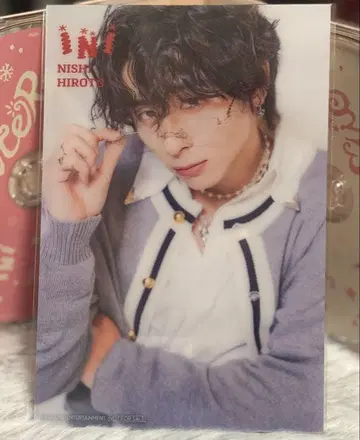 니시 히로토 라포네 스토어 클리어 엽서 -The Winter Magic-