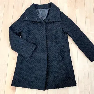 익명 배송 무료배송 Munich 니트 텍스처 피 코트 S