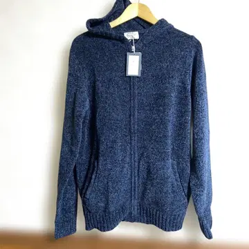 미사용 새상품 택 포함 네이비 집업 후드티 LL