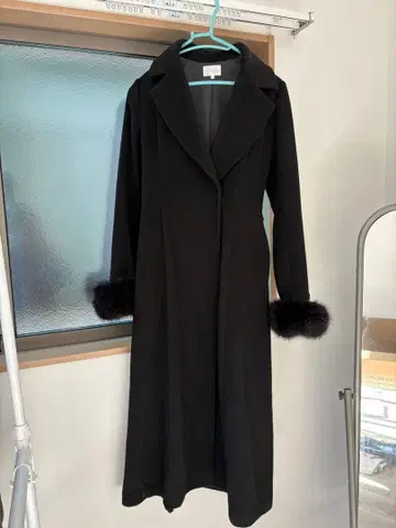 rienda 블랙 롱 코트 M