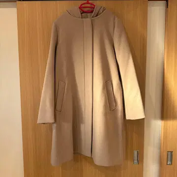 GLOBAL WORK 베이지 롱 코트