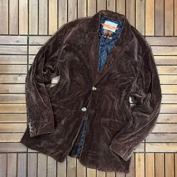 SWAGGER 스와거 벨로아 2B 테일러드 자켓 벨벳