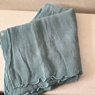 실크 100% 스톨 (쪽 염색)