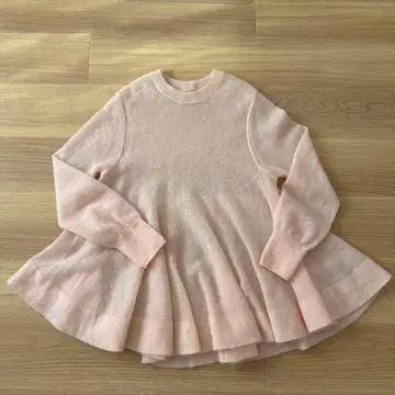 ADORE 하이 게이지 모헤어 플레어 니트