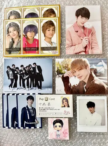 사토 노부나가 폴라로이드 브로마이드 엽서 명함 씰 TFG 크레시자