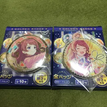 츠키무라 사키 2종 세트 학원 아이돌 마스터 금 배지