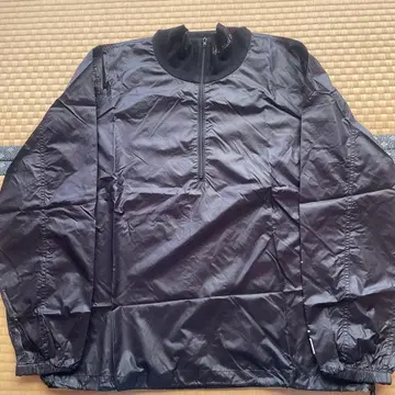 adabat 하프 지퍼 블랙 베스트 나일론 바람막이 세트