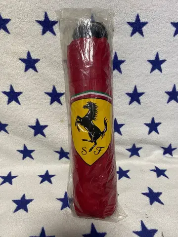 [ 미사용품 ] 정기 구독 혜택 Ferrari 접이식 우산 빨간색