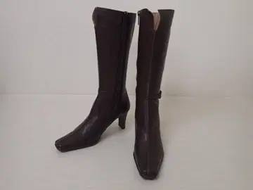 TRUSSARDI 트루사르디 부츠 사이드 지퍼 22.5cm 브라운