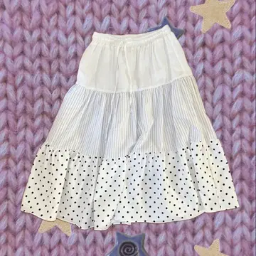 도트 캉캉 스커트