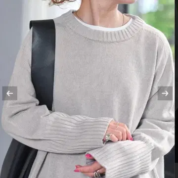 스픽 앤 스팬 벌키 얀 롱 리브 풀오버