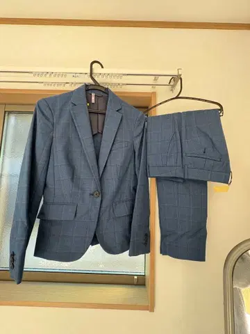 THE SUIT COMPANY she 체크 무늬 수트 셋업