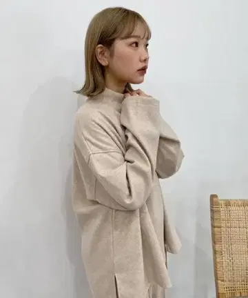 onetome 키리마루 오버 실루엣 풀오버