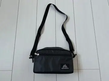 GREGORY 블랙 숄더백