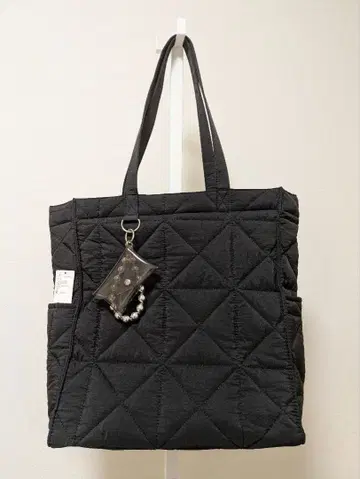 GLOBALWORK 오시 고토 퀼팅 토트 블랙