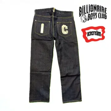 BILLIONAIRE BOYS CLUB 스트레이트 데님 우라하라계