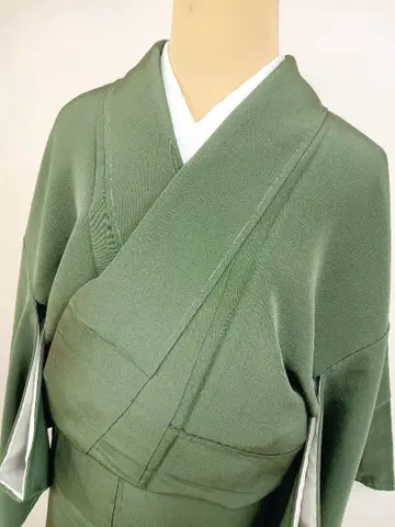 순수 실크 하나 문 이로무지 하카케 동일 원단 손바느질