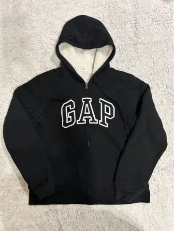 GAP 지퍼 후드티 m 사이즈 짧은 기장