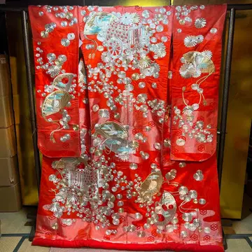 우치카케 이로 우치카케 자수 고쇼구루마 학