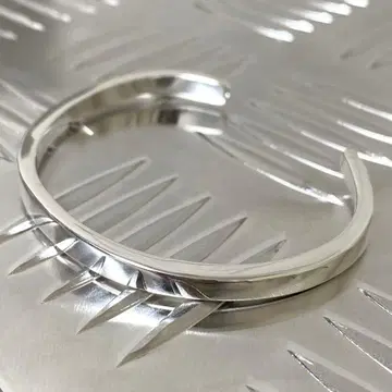 플레인 오픈 실버 925 뱅글 팔찌 실버 c016