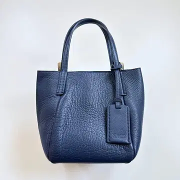 새상품급 HIROFU 히로후 로셰 가죽 토트백 S 네이비
