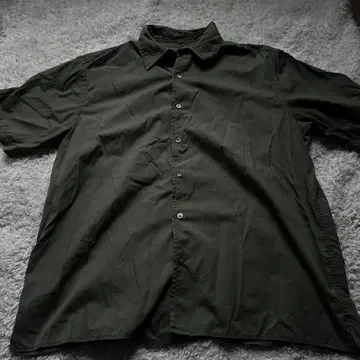 BANANA REPUBLIC 반팔 셔츠 L 올리브 그린