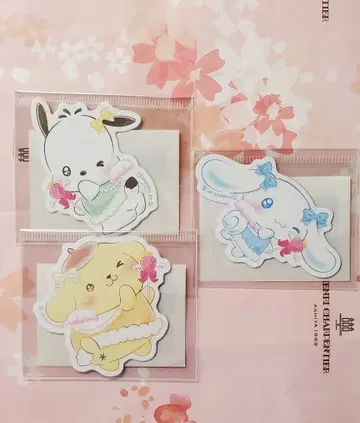 산리오 스티커 시나모롤 폼폼푸딩 포차코