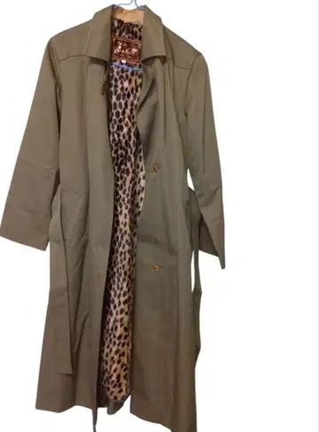 여성용 코트 레오파드 무늬 안감 11호