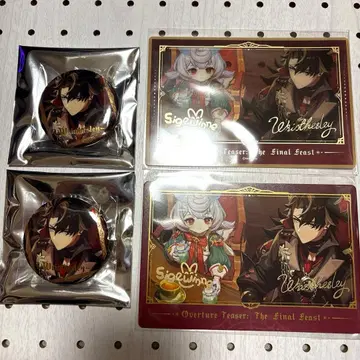 원신 피날레로의 향연 리오슬리 시그윈 컬렉션 카드 캔뱃지