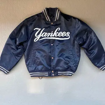 Majestic Yankees 바시티 자켓 네이비