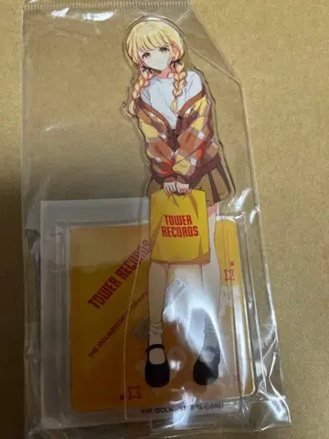 후지타 코토네 아크릴 스탠드 타워 레코드 학원 아이돌 마스터