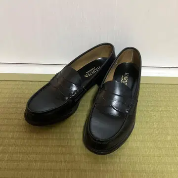 HARUTA 블랙 로퍼 24.5cm