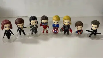 치맛!캐릭터 MARVEL01&02 어벤져스 8체 세트