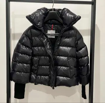 노브랜드 블랙 숏 다운 자켓 울 양모 사이즈 1