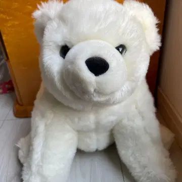화이트 곰 모양 봉제 인형