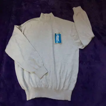 새상품 남성용 Faccus 그레이 터틀넥 니트