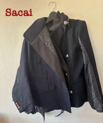 Sacai 변형 도킹 코트