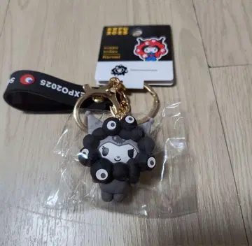 미사용 새상품 키링 블랙 미야쿠미야쿠 산리오 쿠로미 1개 엑스포